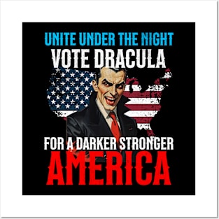 Dracula for President: Election Campaign T-shirt Posters and Art